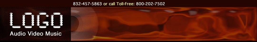 Logo Audio Video Music Banner